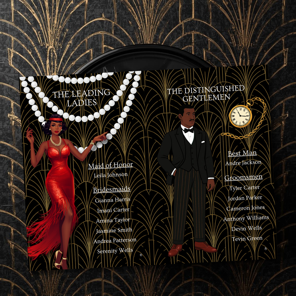 Art Deco Edition | The Signature Experience Luxe Wedding Magazine | Done for You (50% deposit required)