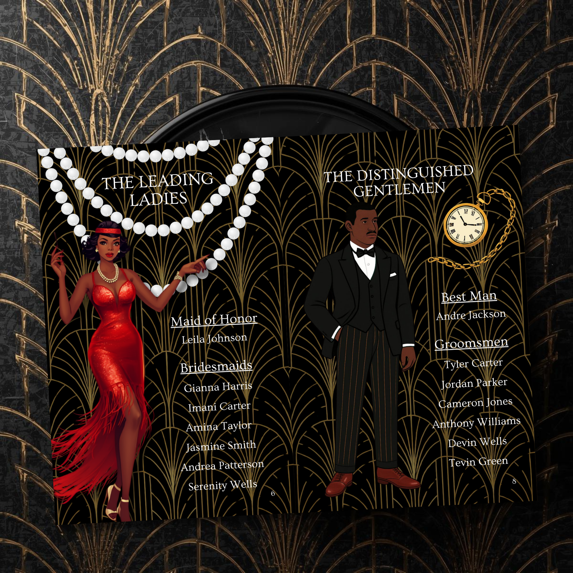 Art Deco Edition | The Signature Experience Luxe Wedding Magazine | Done for You (50% deposit required)