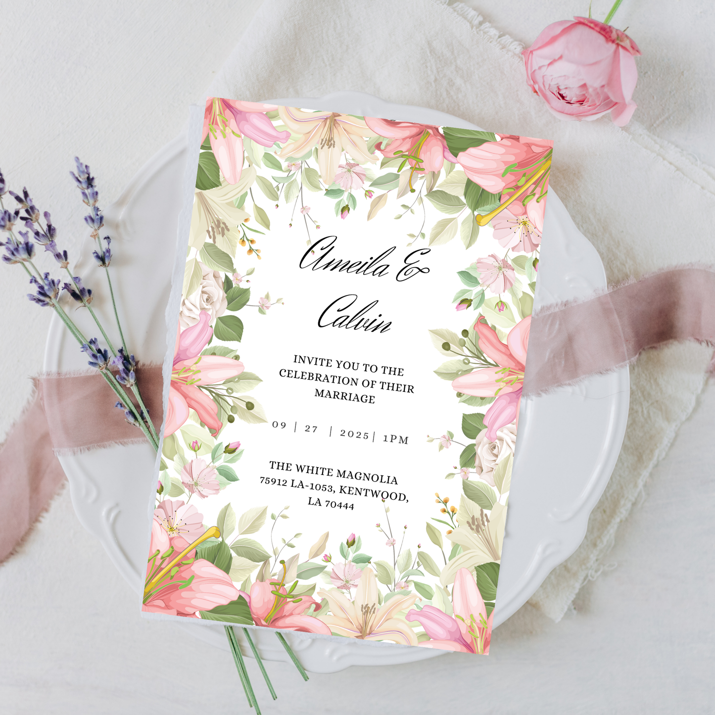 Custom Event Flyers & Invitations – Luxe & Editorial Design (50% Deposit for orders over $150)