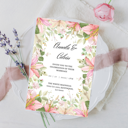 Custom Event Flyers & Invitations – Luxe & Editorial Design (50% Deposit for orders over $150)