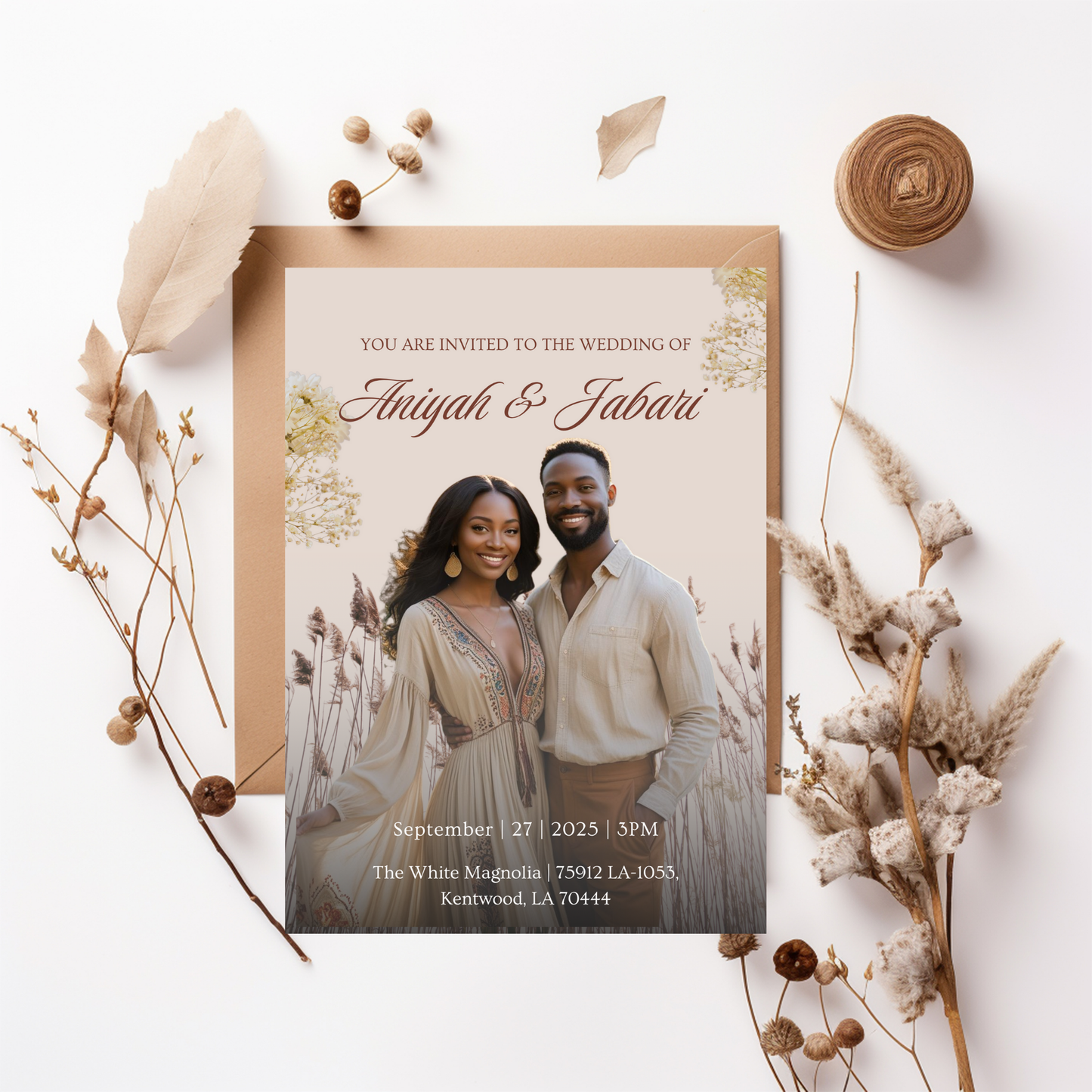 Custom Event Flyers & Invitations – Luxe & Editorial Design (50% Deposit for orders over $150)