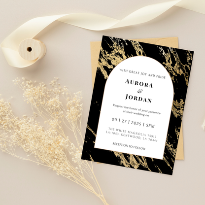 Custom Event Flyers & Invitations – Luxe & Editorial Design (50% Deposit for orders over $150)