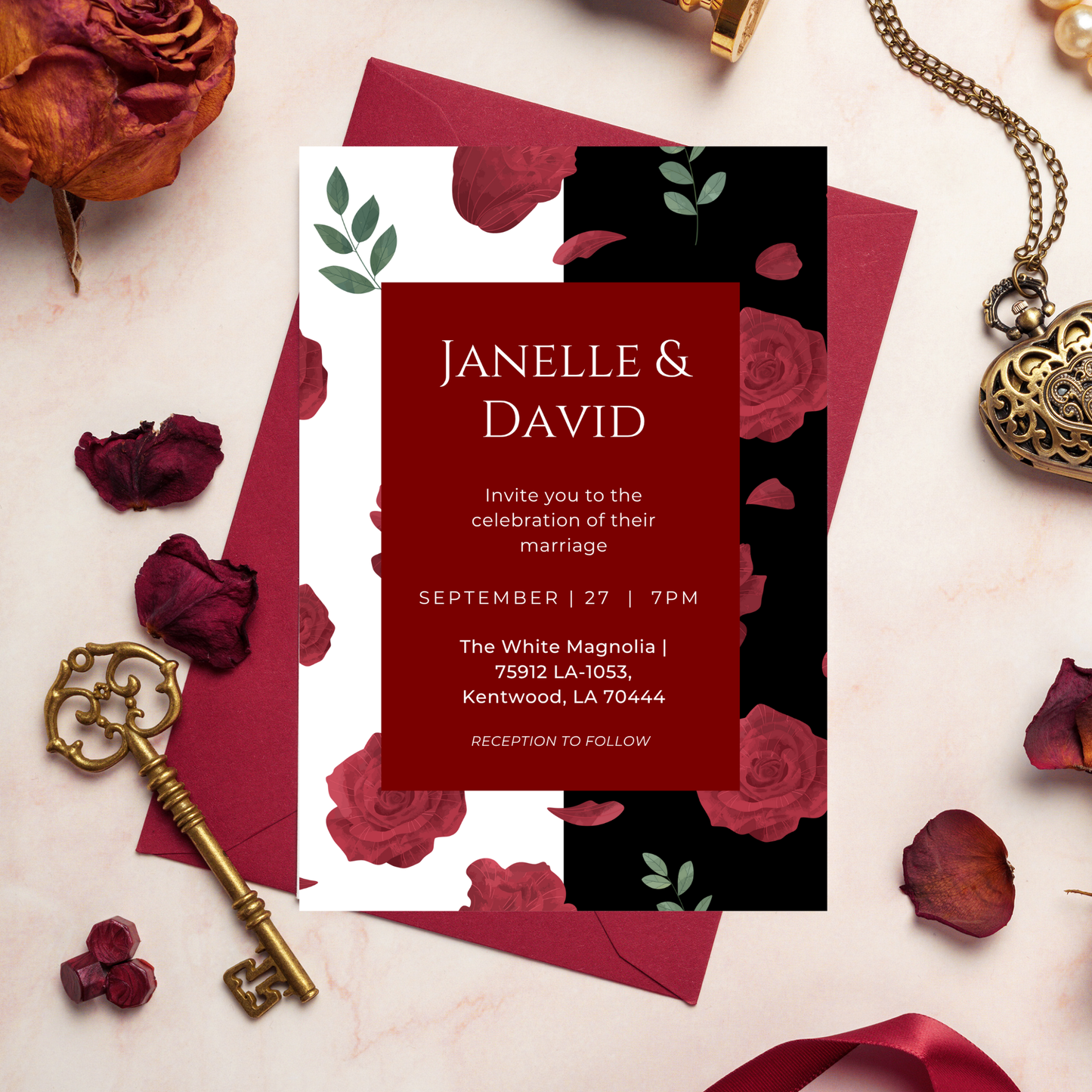 Custom Event Flyers & Invitations – Luxe & Editorial Design (50% Deposit for orders over $150)