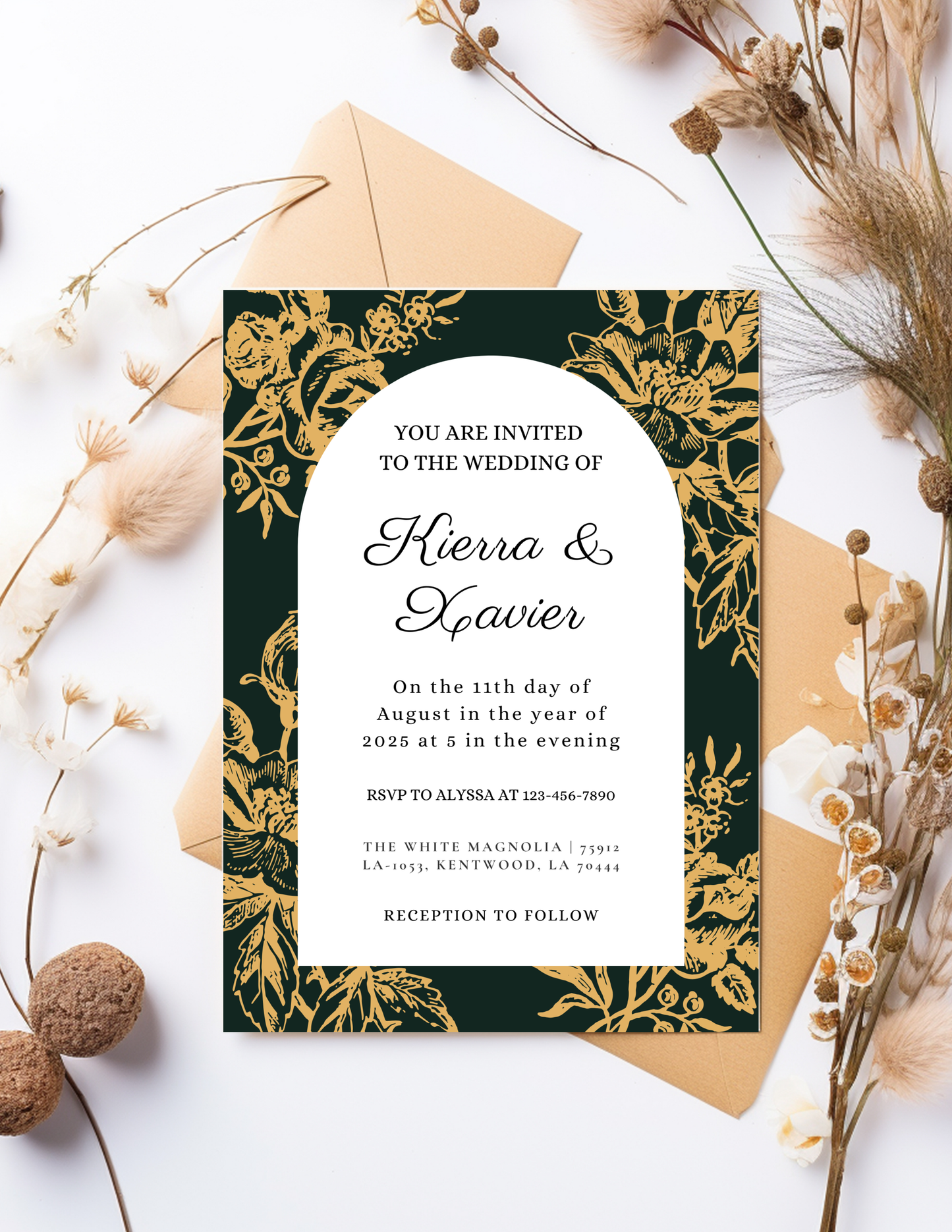 Custom Event Flyers & Invitations – Luxe & Editorial Design (50% Deposit for orders over $150)