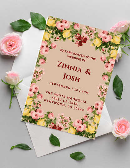 Custom Event Flyers & Invitations – Luxe & Editorial Design (50% Deposit for orders over $150)