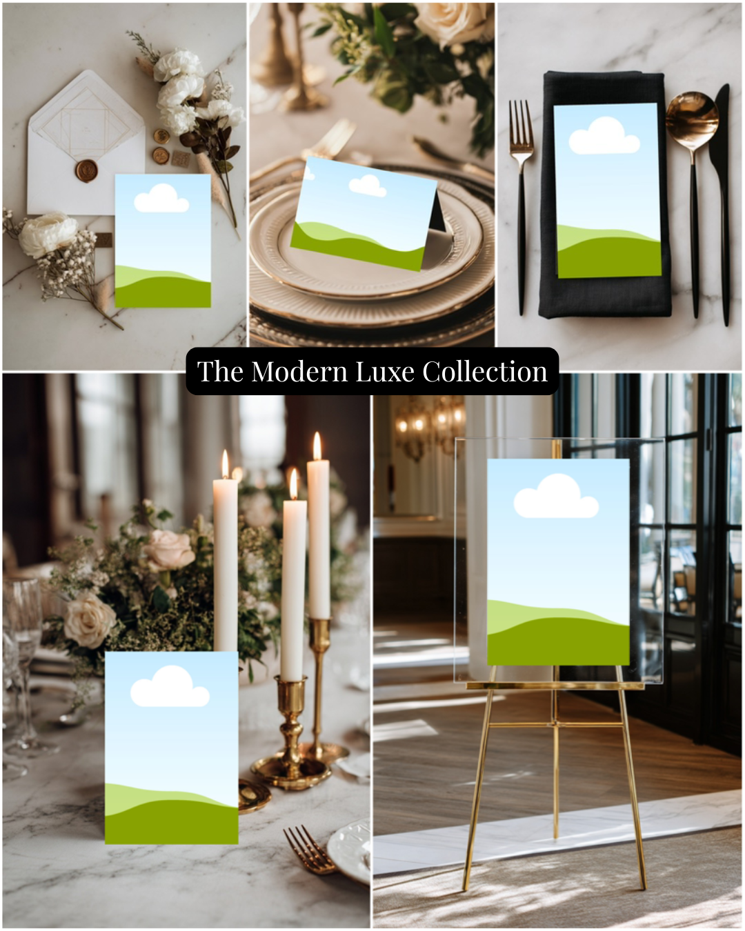 The Aisle Edit: Wedding Stationary Essentials Mockup Kits