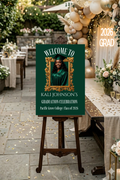 The Graduate Portrait Collection | Done-for-you Editorial Graduation Welcome Sign Templates | Photo Graduation Poster