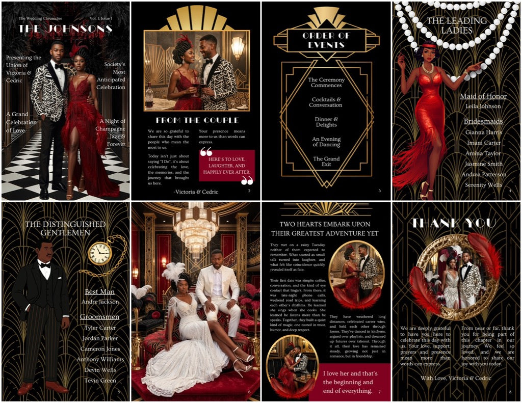 Art Deco Edition | The Signature Experience Luxe Wedding Magazine | Done for You