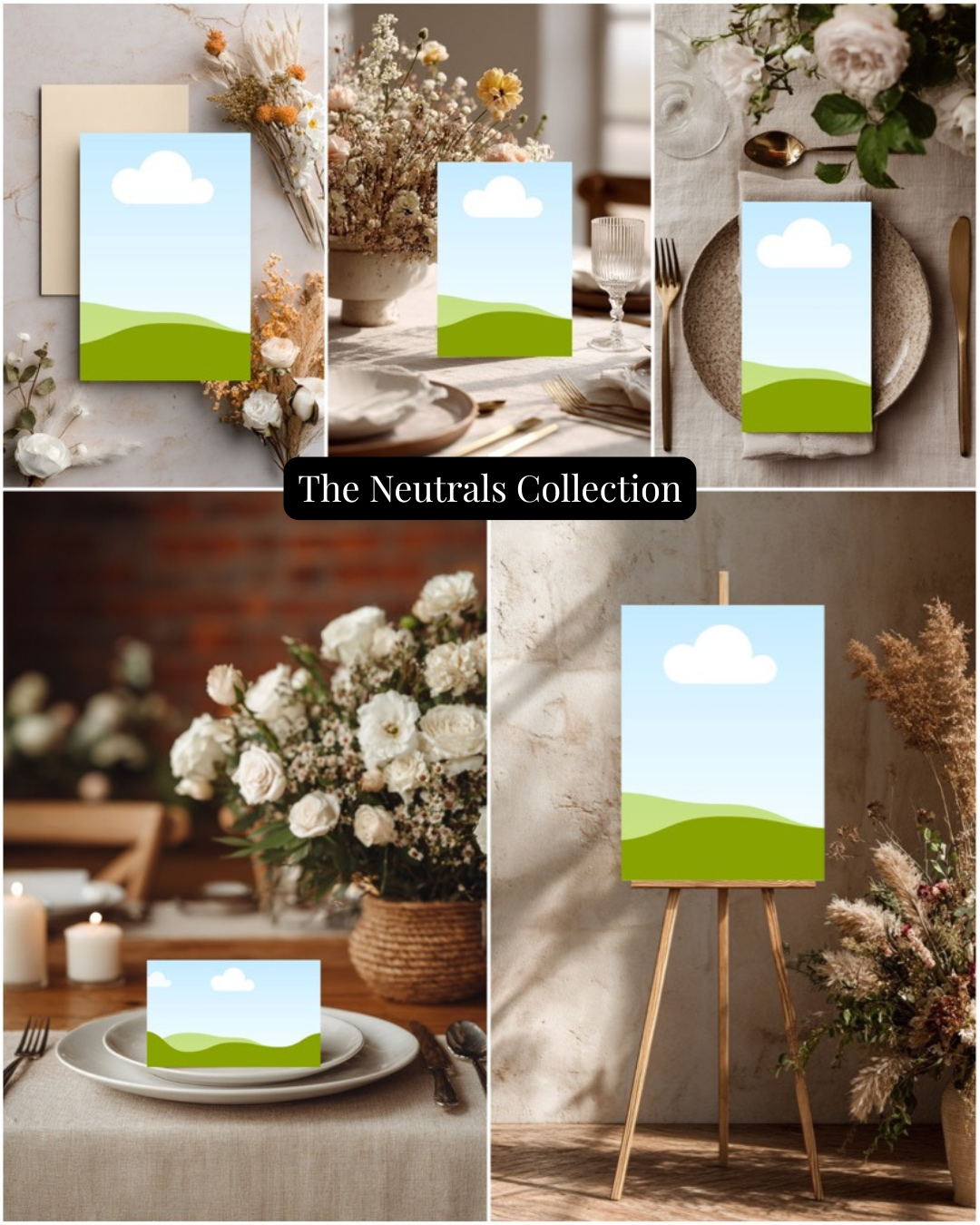 The Aisle Edit: Wedding Stationary Essentials Mockup Kits