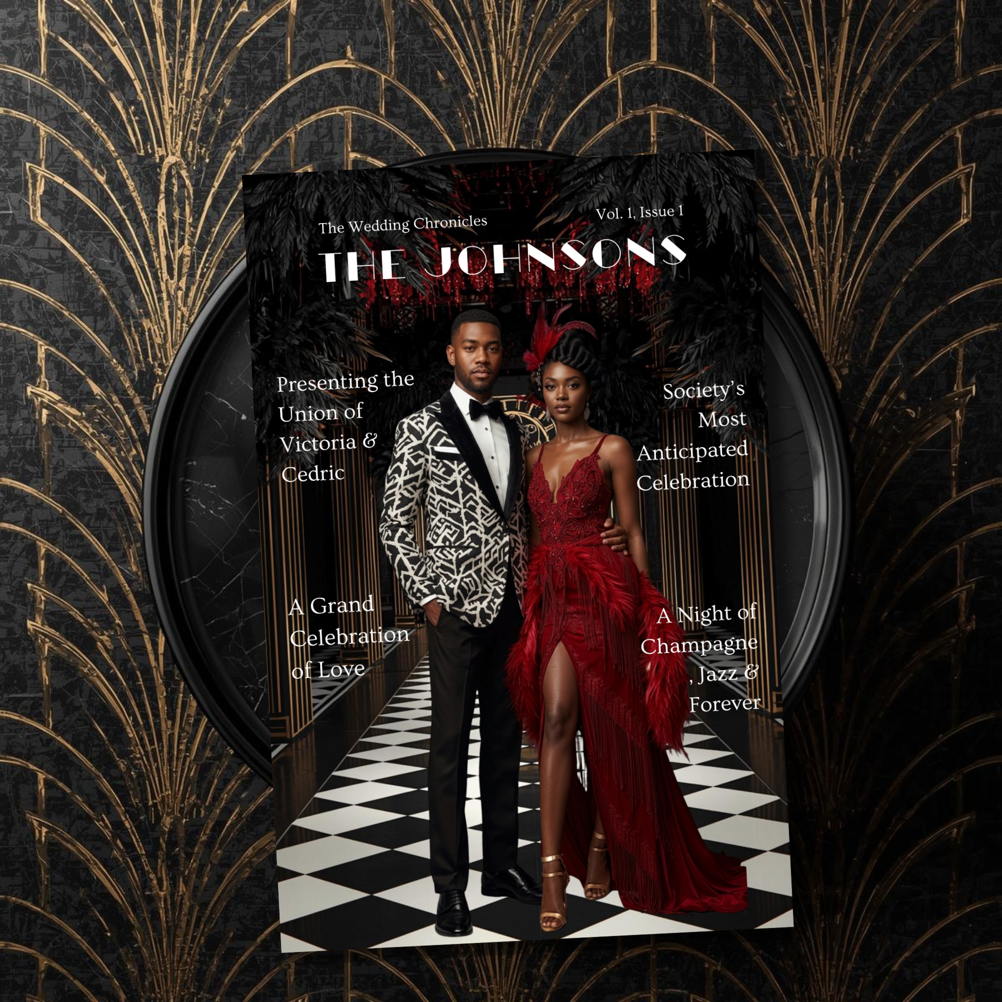 Art Deco Edition | The Signature Experience Luxe Wedding Magazine | Done for You (50% deposit required)