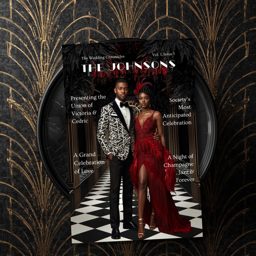 Art Deco Edition | The Signature Experience Luxe Wedding Magazine | Done for You (50% deposit required)