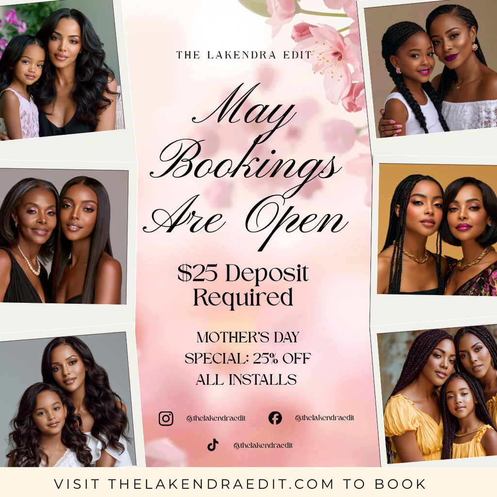 May Hair Stylist Booking Template | Editable Canva Instagram Flyer | Salon Promo Special