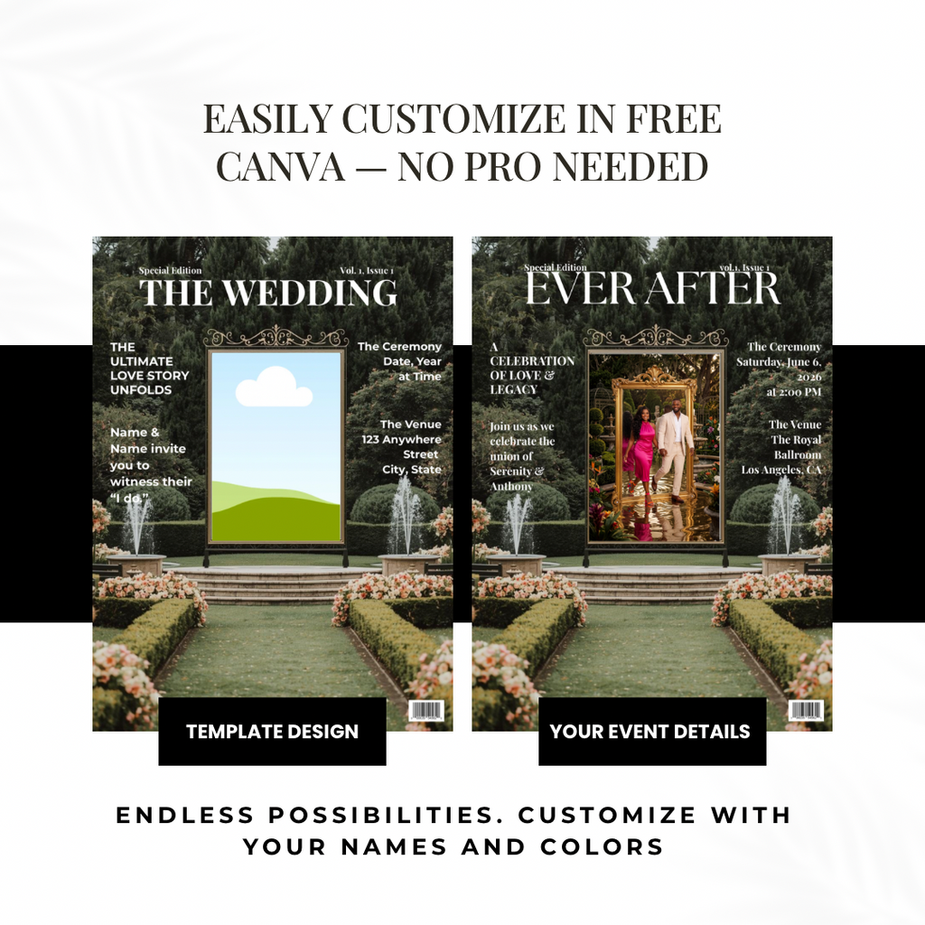 The Wedding | Magazine Inspired Wedding Invitation Template