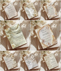 Pearl Wedding Invitation Bundle | Luxury Bridal Invitation Collection | 8 Editable Templates