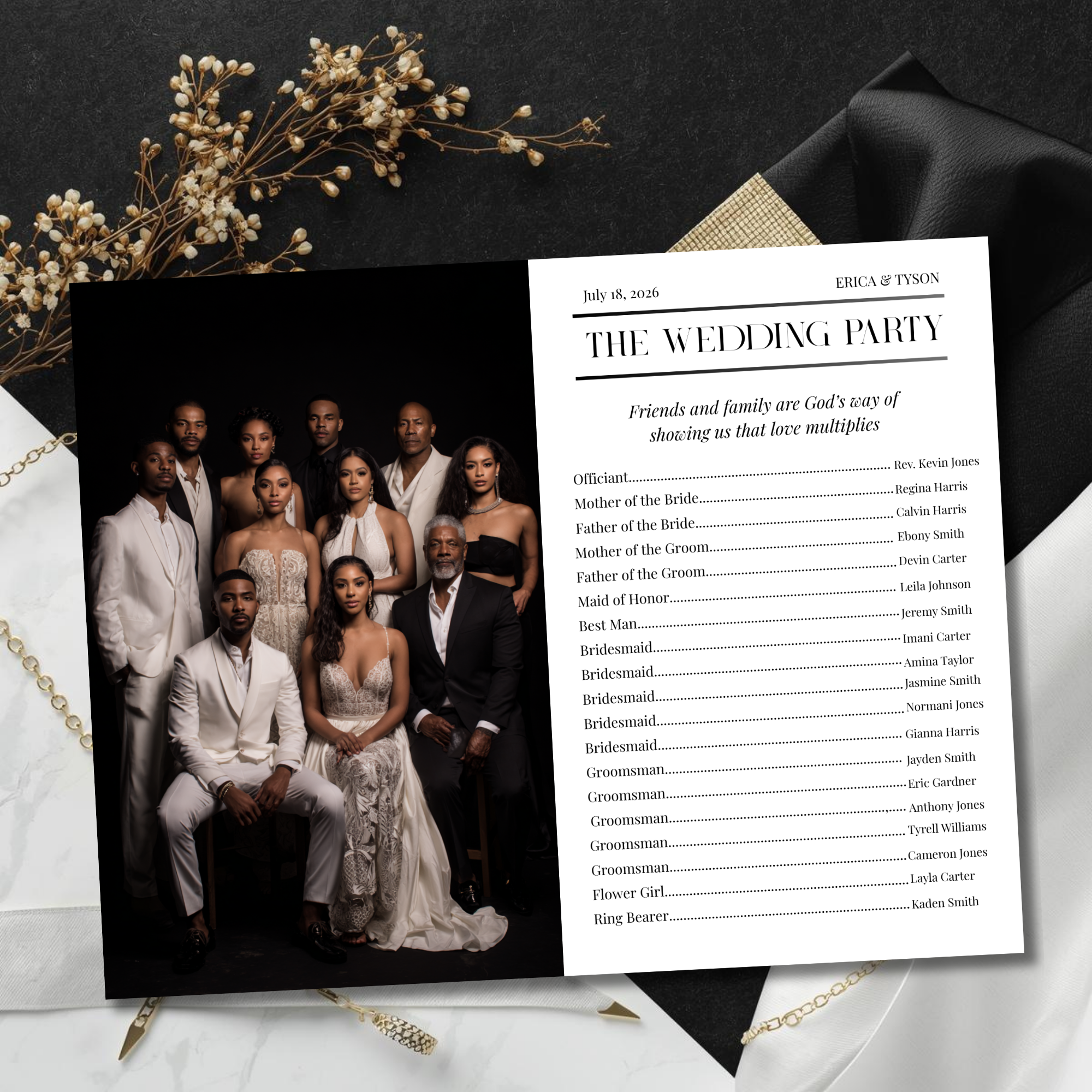 Classic Edition | The Signature Experience Luxe Wedding Magazine Template | Done for You (50% deposit required)