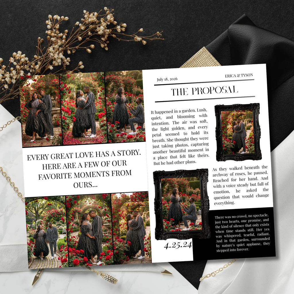 Classic Edition | The Signature Experience Luxe Wedding Magazine Template | Done for You (50% deposit required)