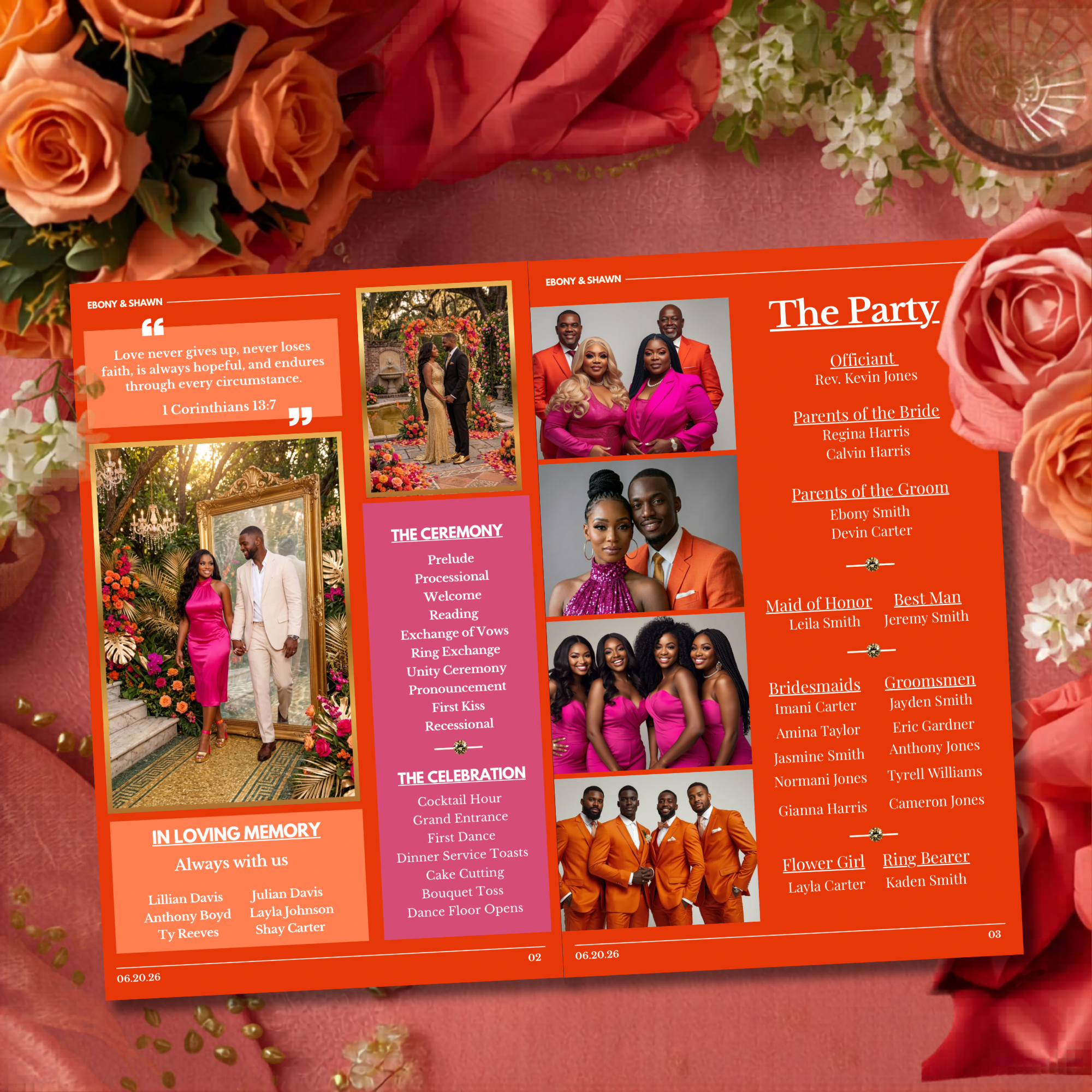 Colorful Glam Edition | The Signature Edit Luxe Wedding Magazine Program| Done for You (50% deposit required)