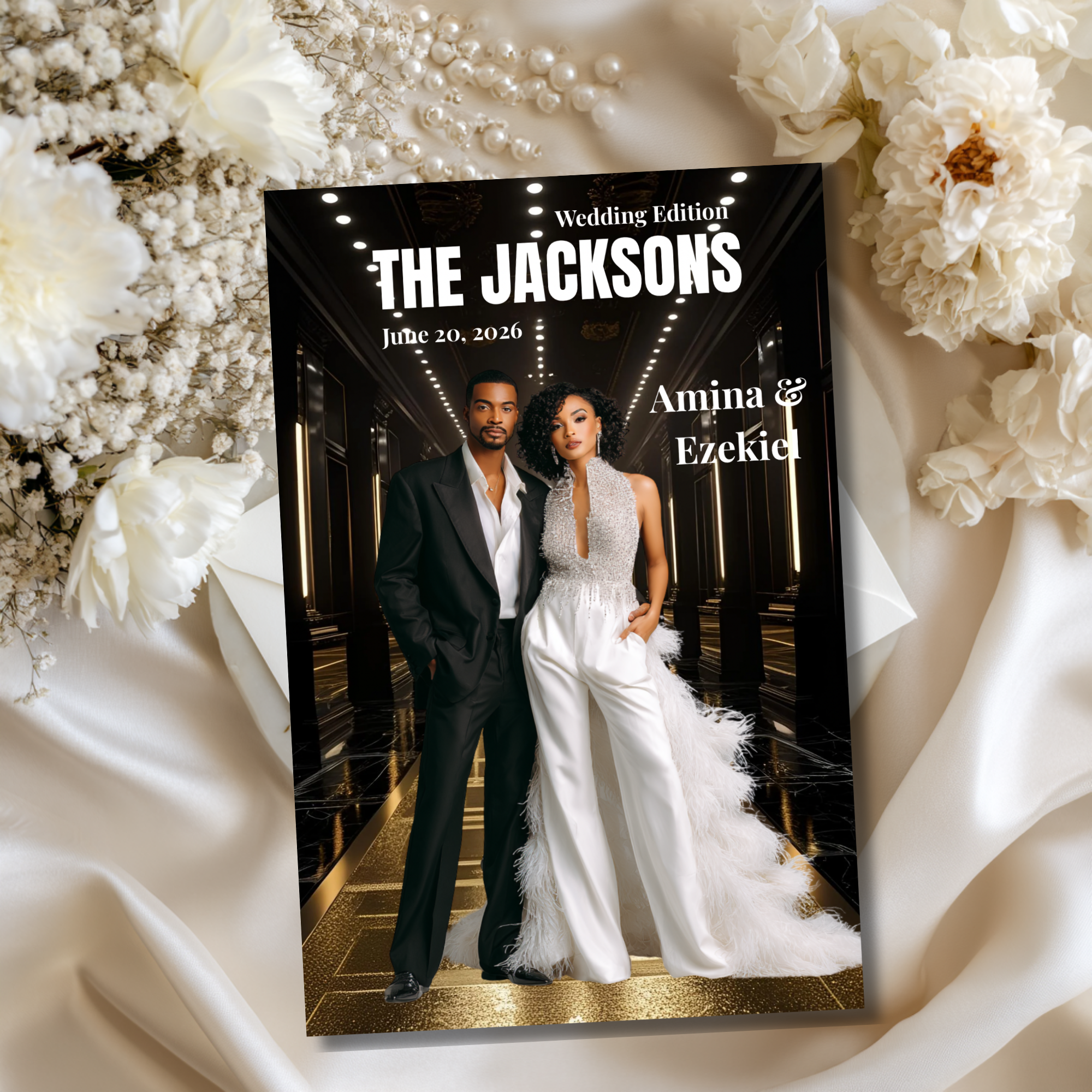 Black Tie Edition | The Signature Experience Luxe Wedding Magazine | Done for You (50% deposit required)
