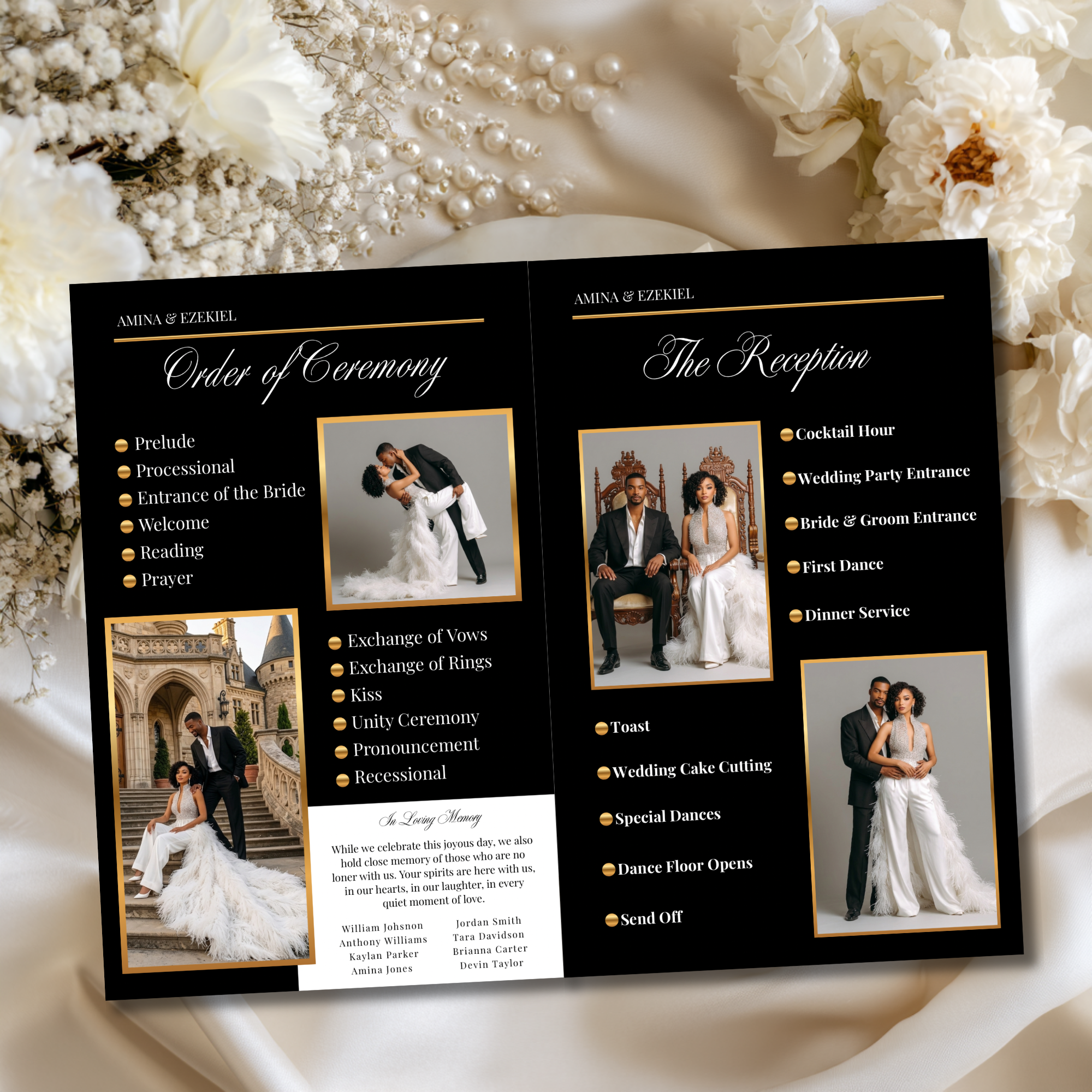 Black Tie Edition | The Signature Experience Luxe Wedding Magazine | Done for You (50% deposit required)