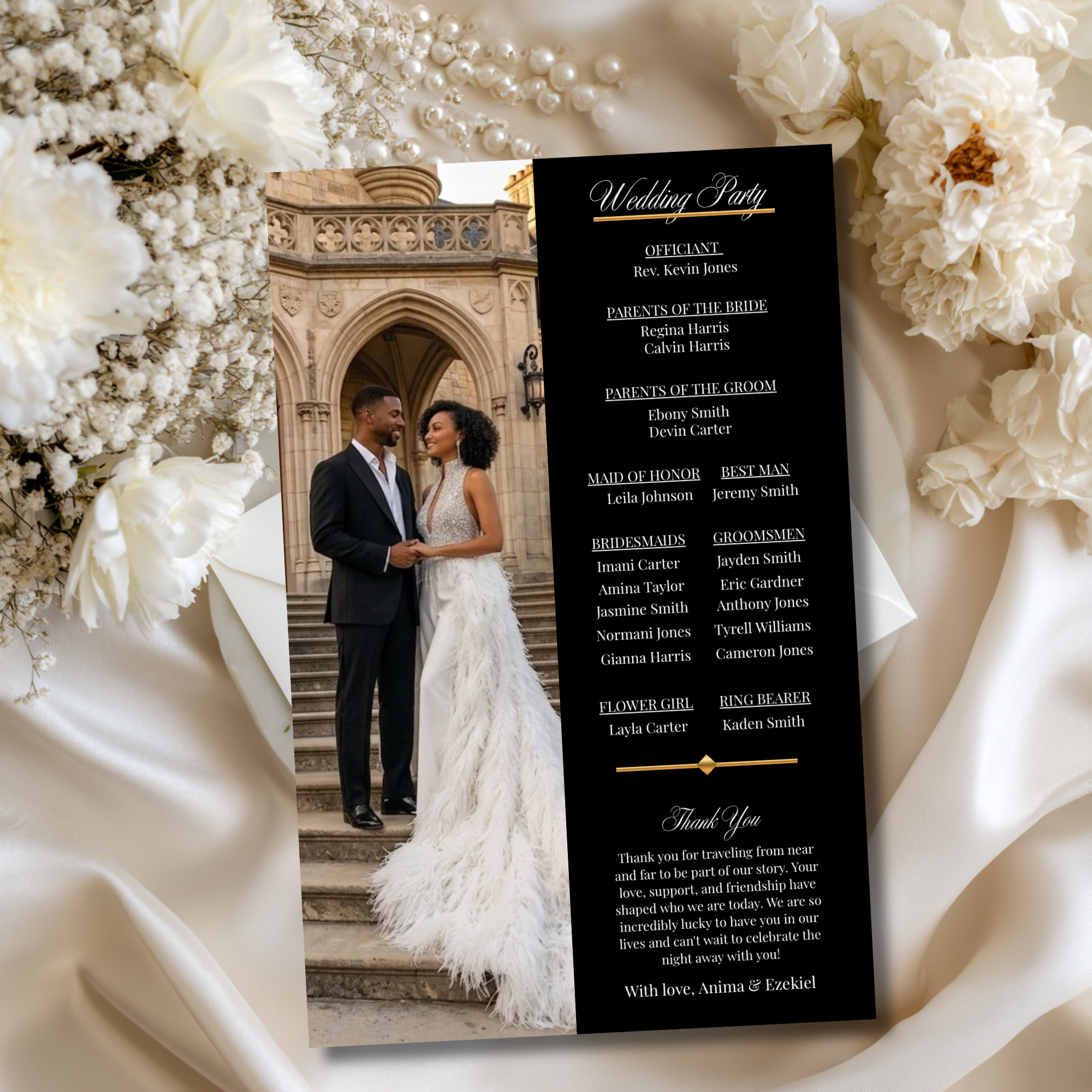 Black Tie Edition | The Signature Experience Luxe Wedding Magazine | Done for You (50% deposit required)