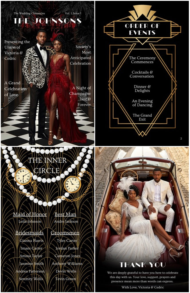 Art Deco Edition | The Signature Experience Luxe Wedding Magazine | Done for You