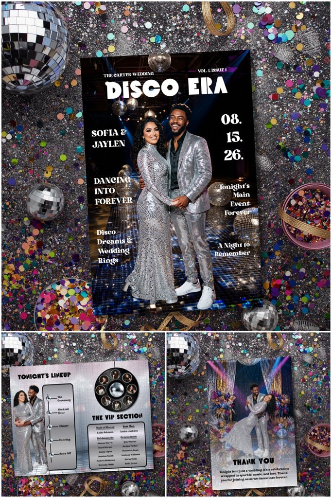 Disco Era Edition | The Signature Experience Luxe Wedding Magazine | Done for You