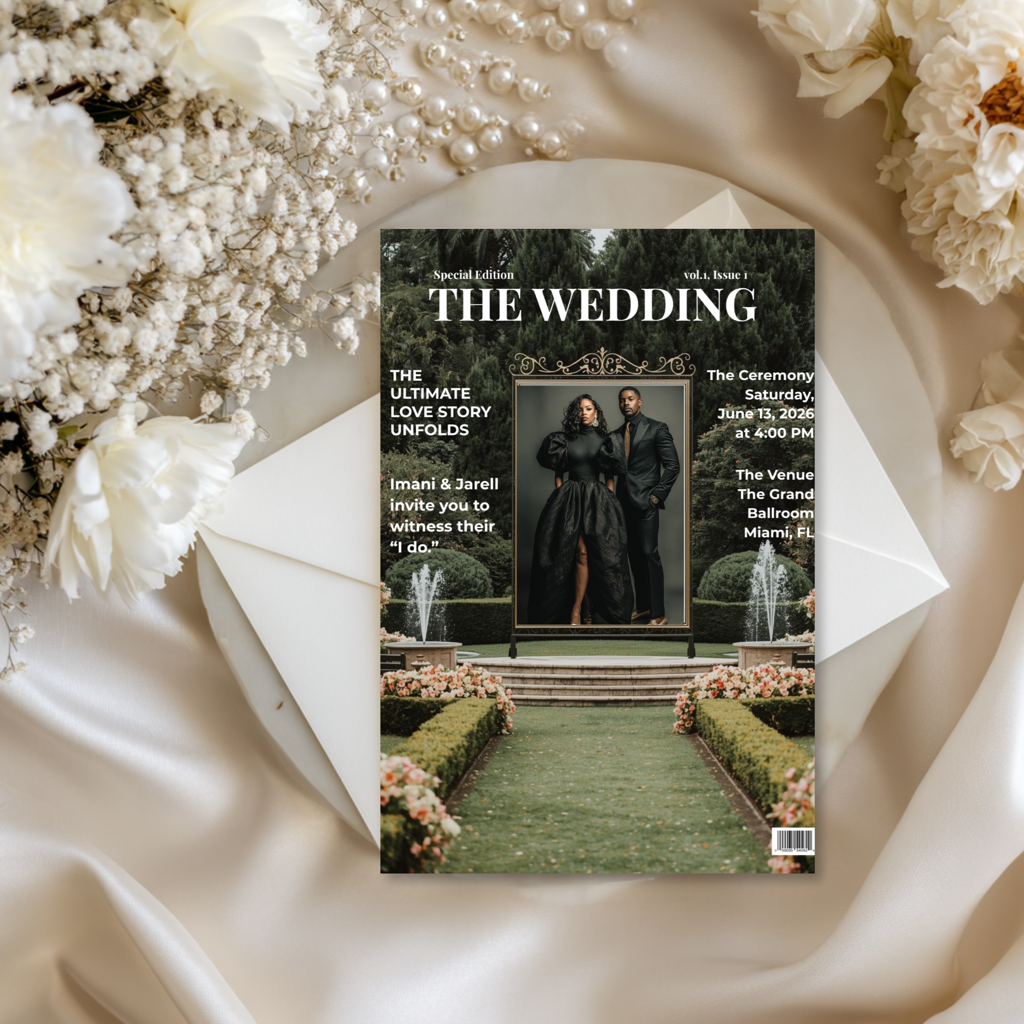 The Wedding | Magazine Inspired Wedding Invitation Template