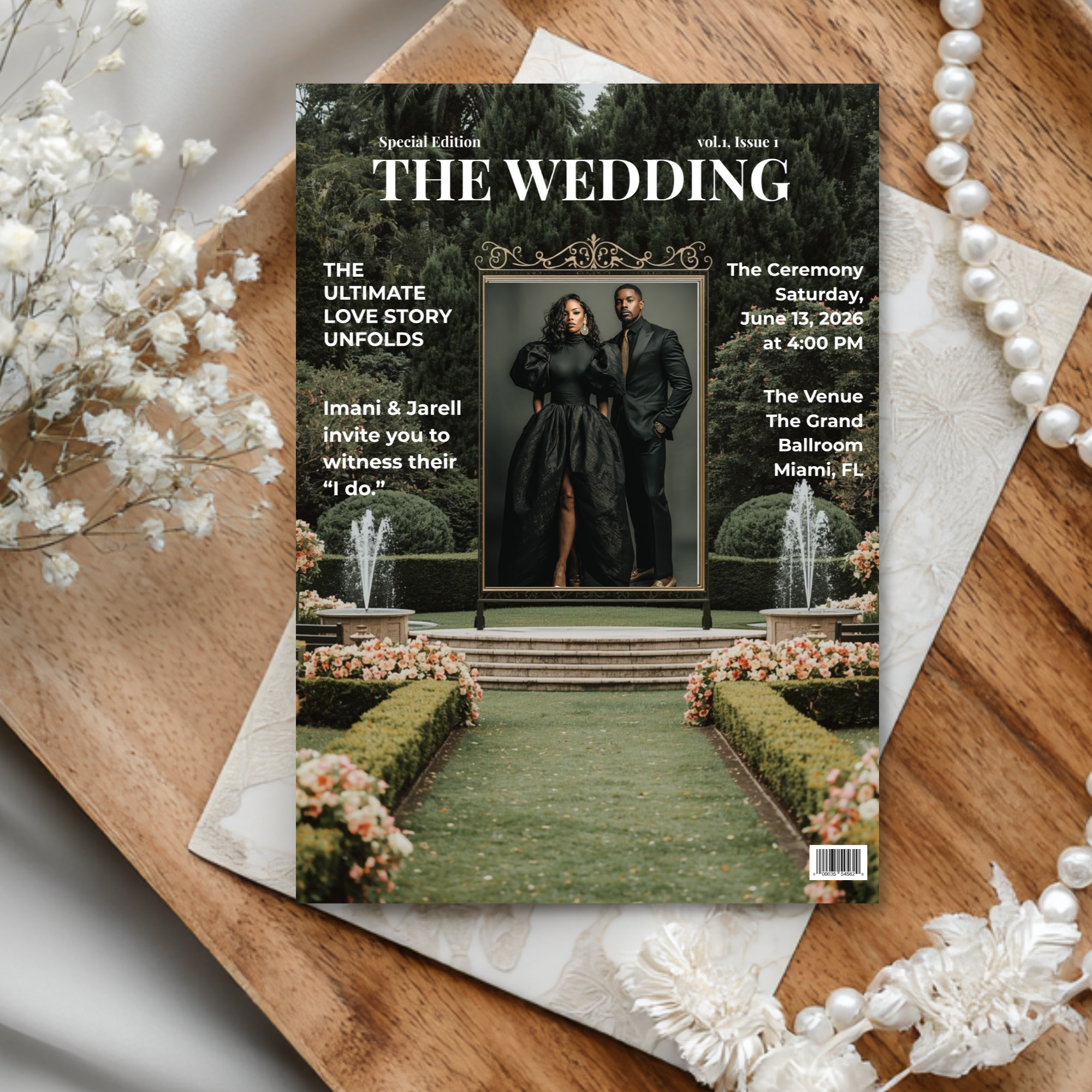 The Wedding | Magazine Inspired Wedding Invitation Template