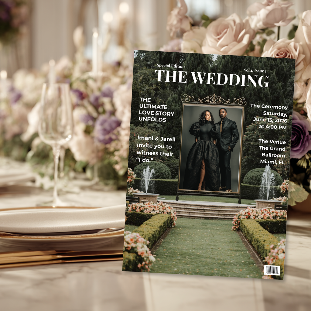The Wedding | Magazine Inspired Wedding Invitation Template