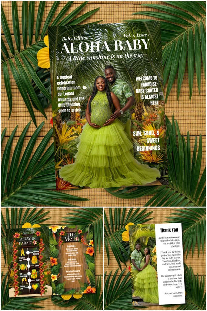Aloha Baby Edition | The Signature Experience Luxe Event Magazine | Done for You