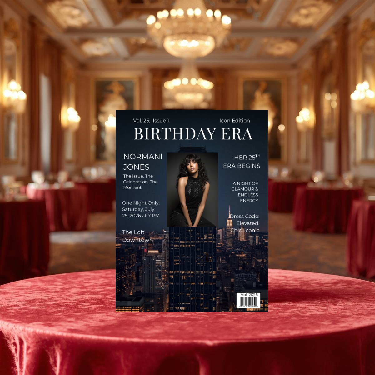 Birthday Era | Billboard Magazine Birthday Invitation