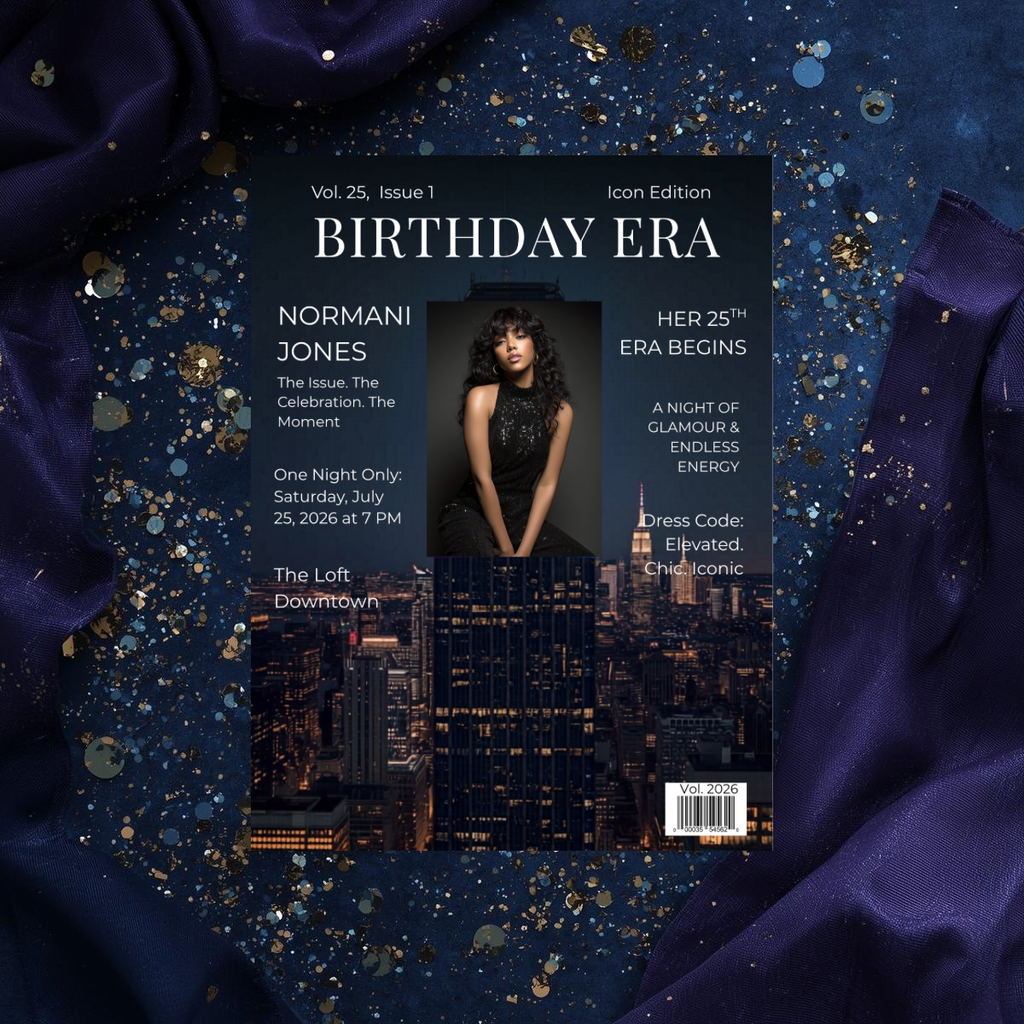 Birthday Era | Billboard Magazine Birthday Invitation