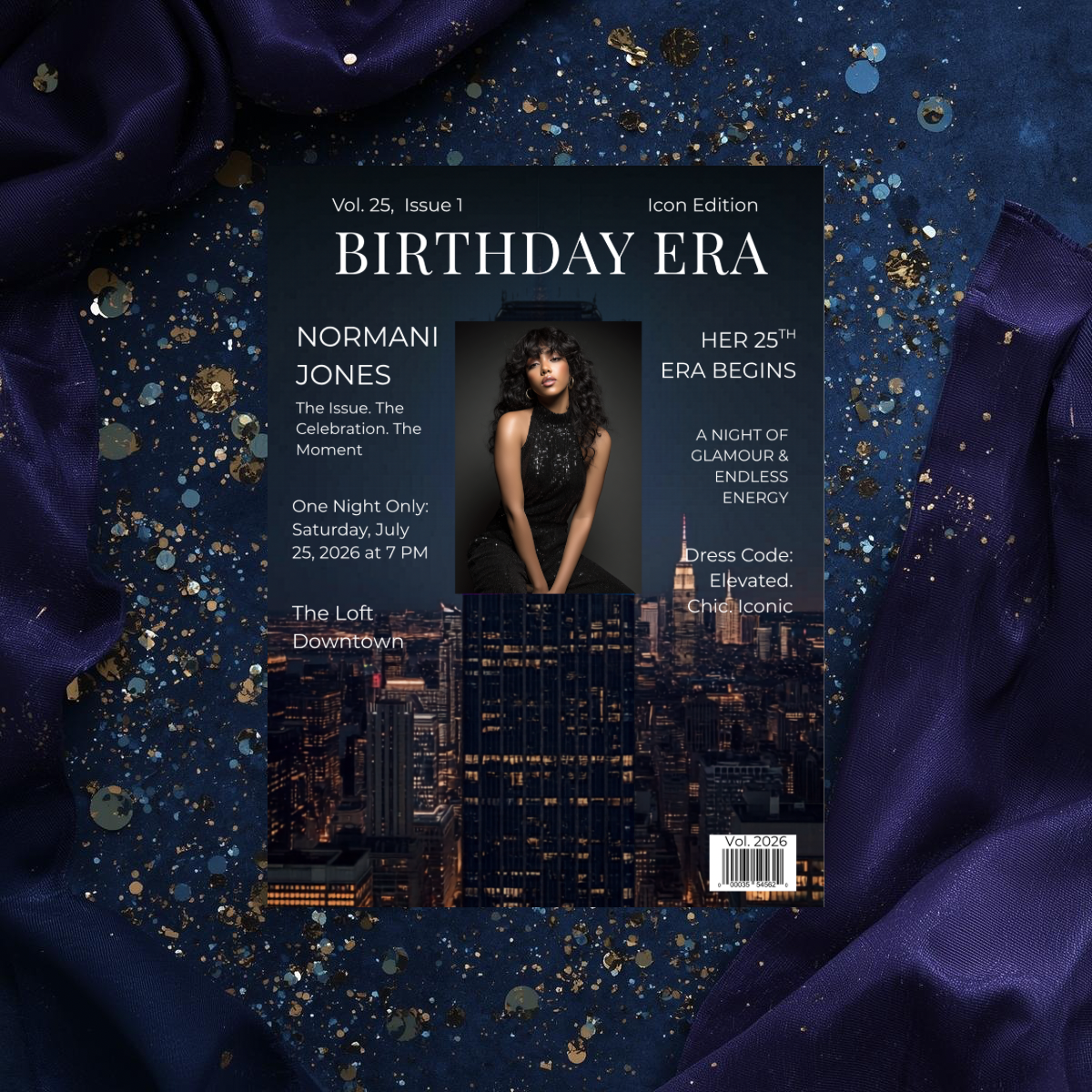 Birthday Era | Billboard Magazine Birthday Invitation