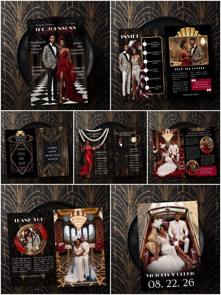 Art Deco Edition | The Signature Experience Luxe Wedding Magazine | Done for You