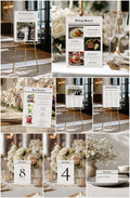 The Everafter Times | Newspaper Wedding Reception Suite | Editable Canva Template | Welcome Sign | Menus | Seating Charts |Table Numbers | Place Cards