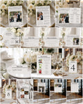 The Wedding Gazette | Newspaper-Inspired Wedding Suite | Fully Editable Canva Template