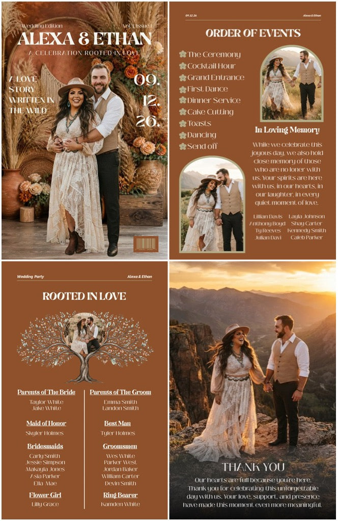 Boho Edition | The Signature Experience Luxe Wedding Magazine | Done for You