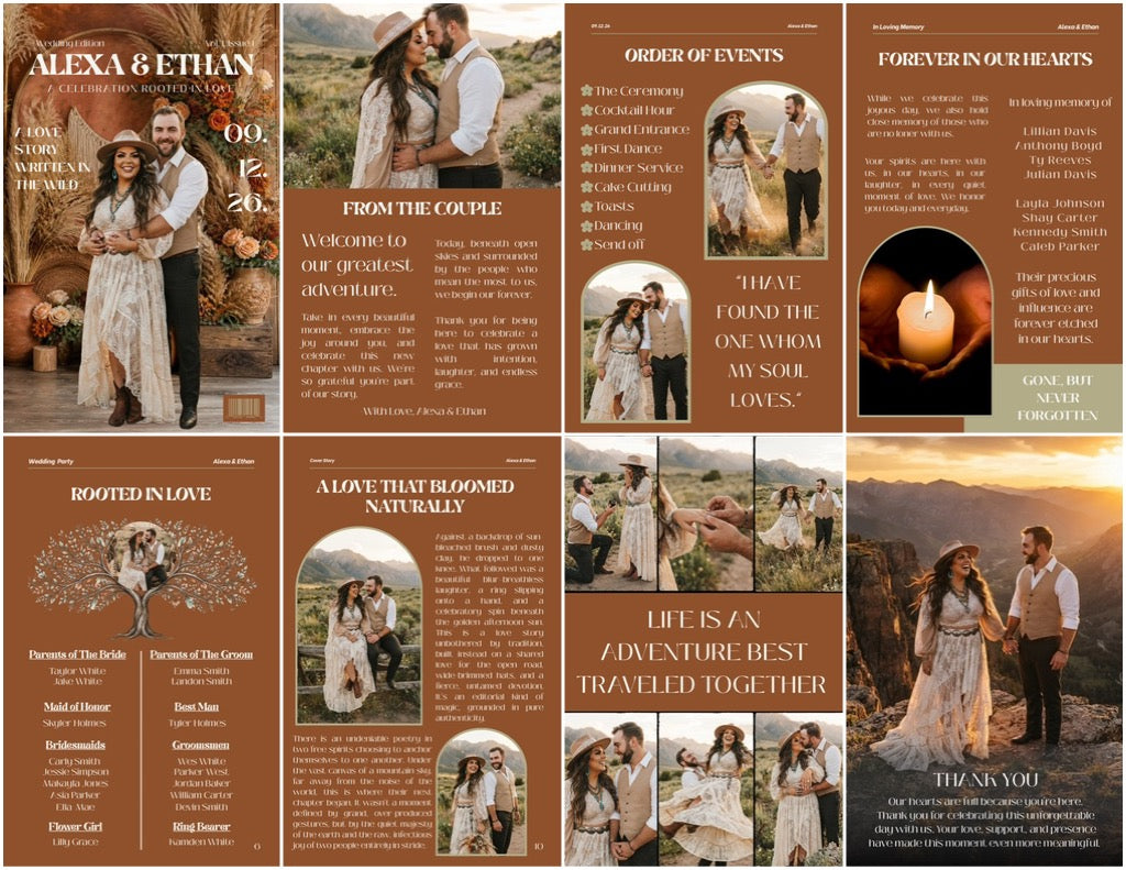 Boho Edition | The Signature Experience Luxe Wedding Magazine | Done for You