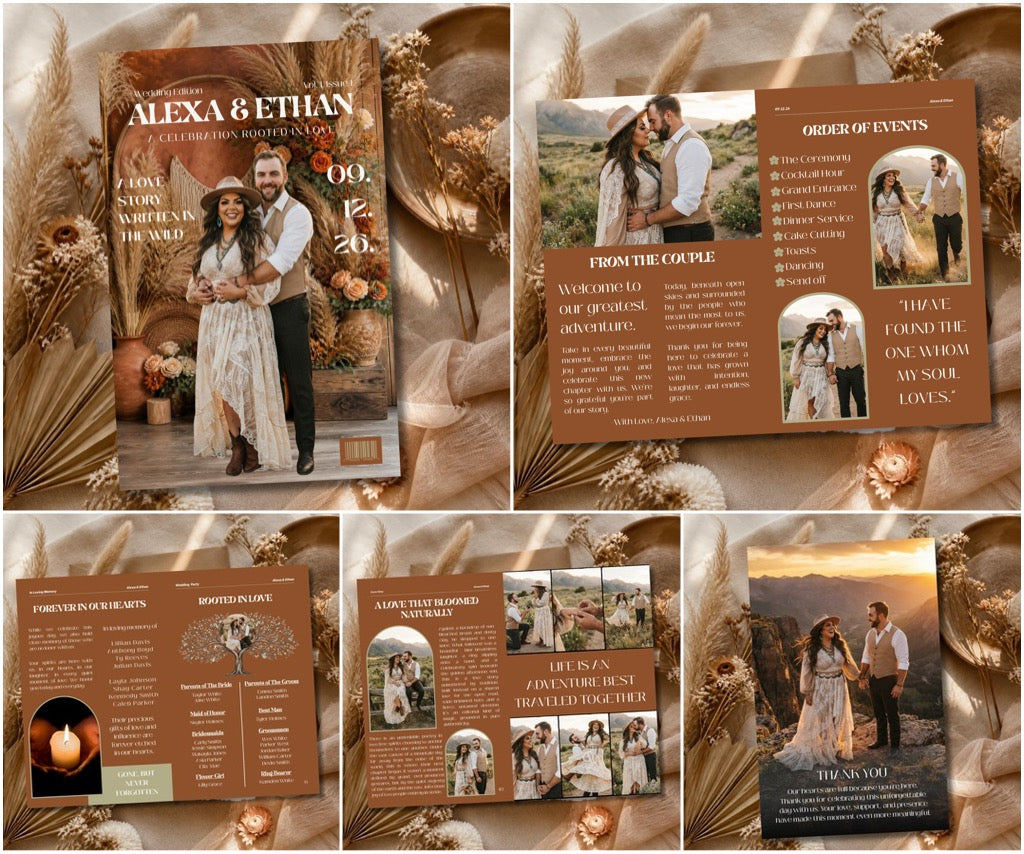 Boho Edition | The Signature Experience Luxe Wedding Magazine | Done for You