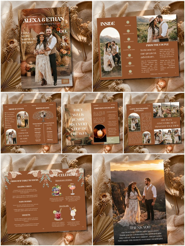 Boho Edition | The Signature Experience Luxe Wedding Magazine | Done for You