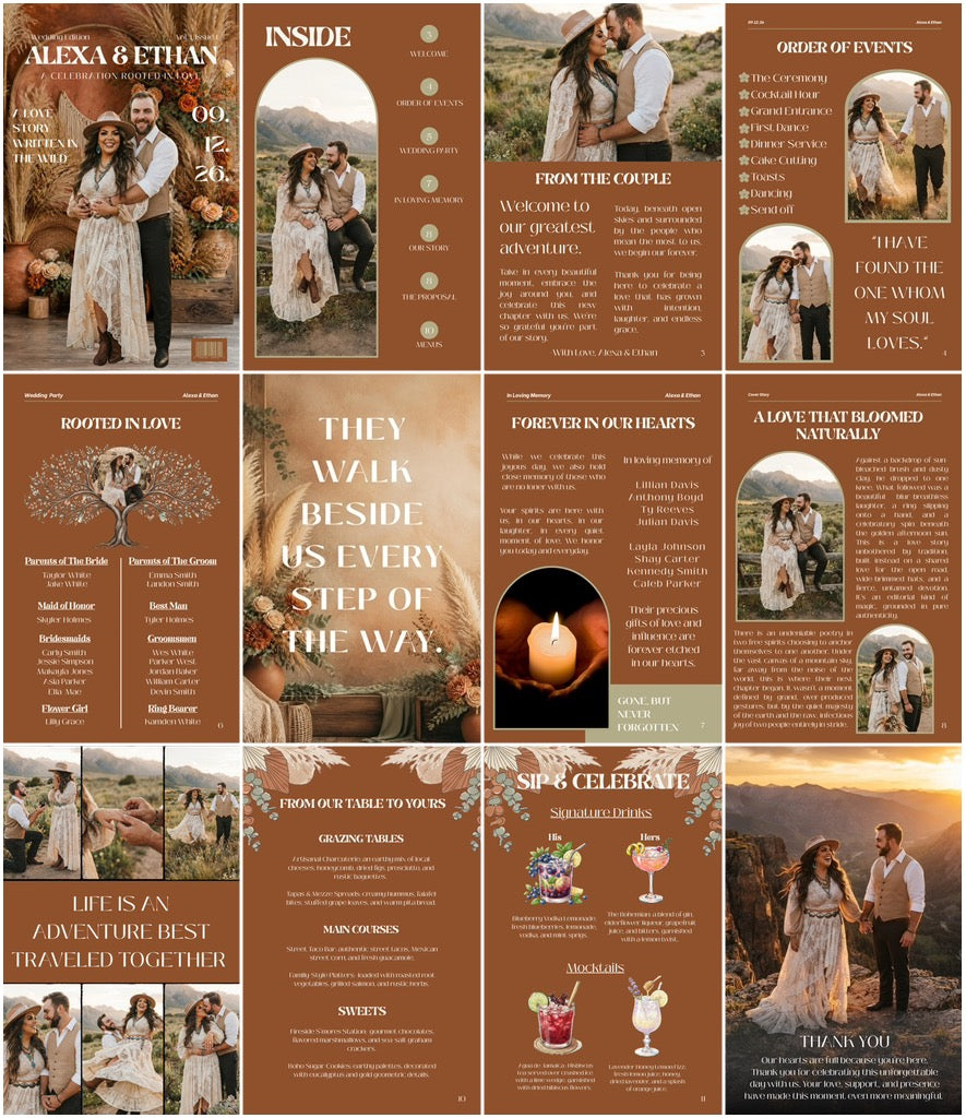 Boho Edition | The Signature Experience Luxe Wedding Magazine | Done for You