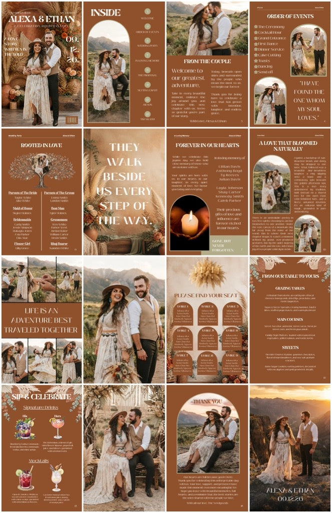 Boho Edition | The Signature Experience Luxe Wedding Magazine | Done for You