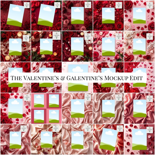 The Valentine’s & Galentine’s Mockup Edit