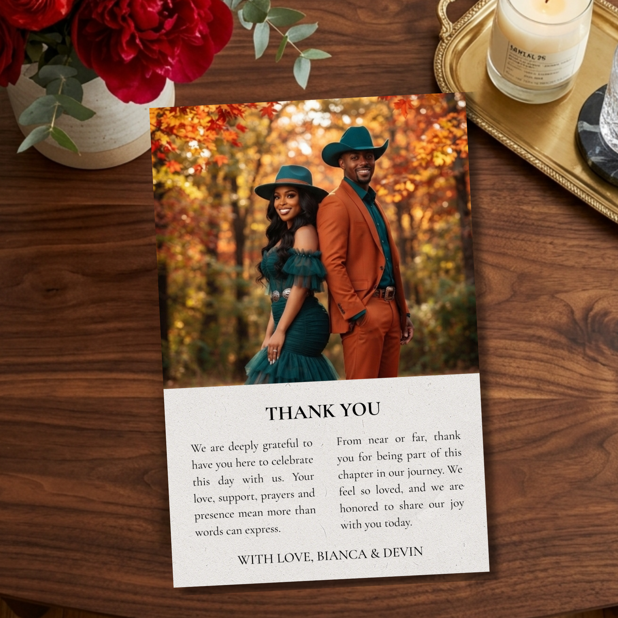 Editorial Newspaper Wedding Program