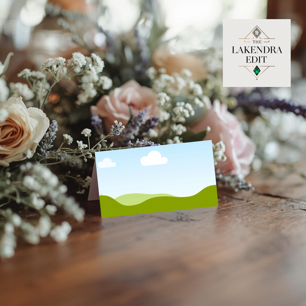 Garden Romance Mockup Collection | Canva Drag-and-Drop Mockups | Invitations, Menus, Table Numbers, Place Cards | Editable Templates