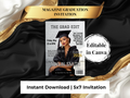 Magazine Graduation Invitation | The Grad Edit | Semi-Custom Design
